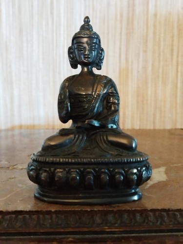 Statuette bouddha bronze - bouddha, en