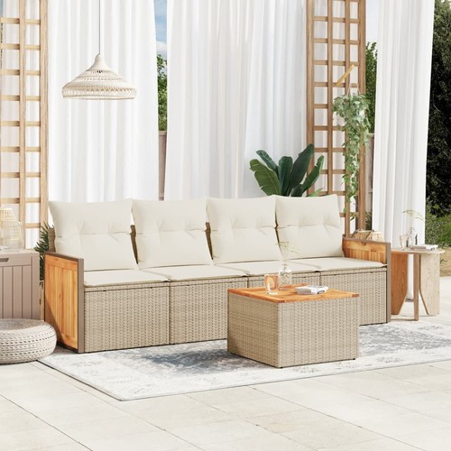 Salon jardin avec coussins - salon,