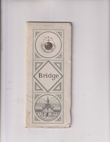 Circa 1950 bloc note bridge - circa, note.