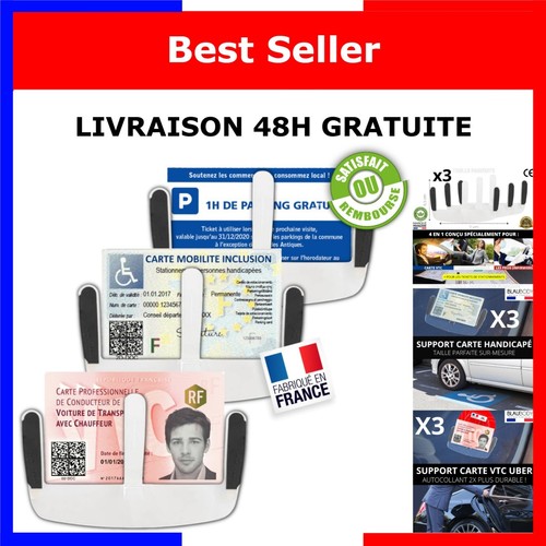 Support carte handicapé pare - carte,