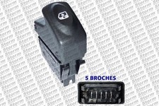 Contacteur lève-vitre noir