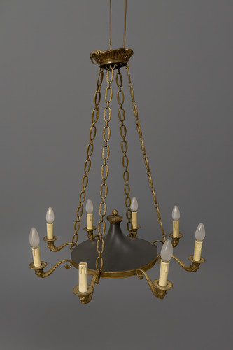 Grand lustre aux dauphins - a, 8