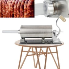 3L Machine à Saucisses Manuelle Poussoir à Viande Professionnel Pour Cuisine