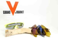 Vuarnet Yellow Sport Biking Sunglasses ONE FRAME WITH 4 LENS (Brown and Gray)