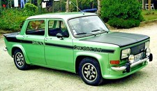 4 AUTOCOLLANTS   SIMCA  ARRIERE - RALLYE 2 - R1 - R3 - IDENTIQUES ORIGINAUX