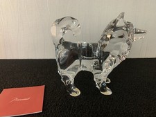 Chien de traineau Husky en cristal de Baccarat