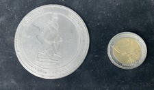 Rare Médaille En Étain , Général Négrier , Révolution 1848