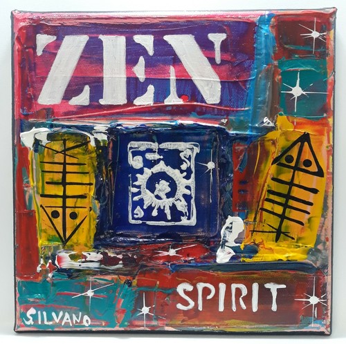 Tableau acrylique silvano - acrylique,
