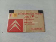 Télécarte CITROËN LYON 50