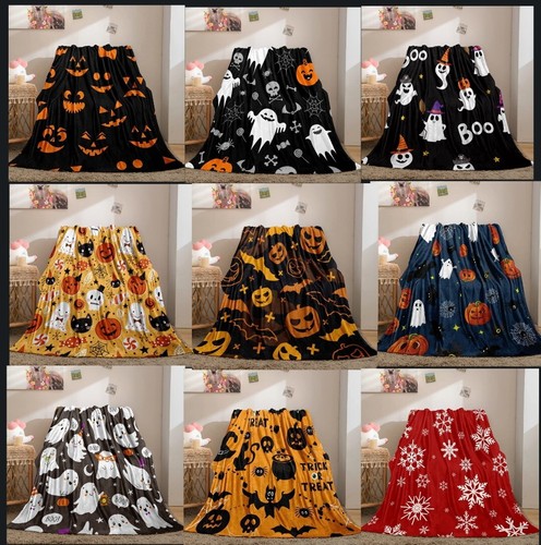Halloween plaid couverture - halloween,