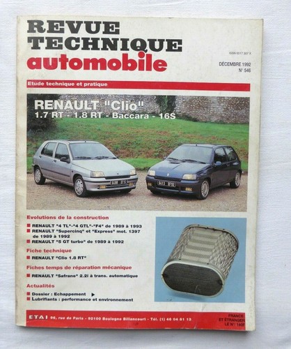Rta renault clio 1 8 - clio, 1.7