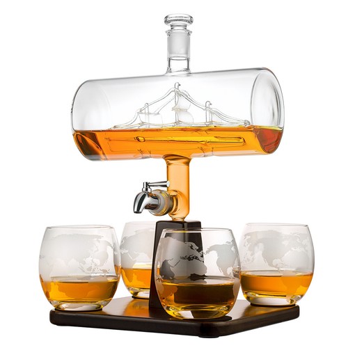 Ensemble whisky carafe - ensemble, de