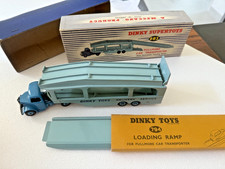 Camion Pullmore car Transporter Dinky Toys England complet en TRES BEL ETAT