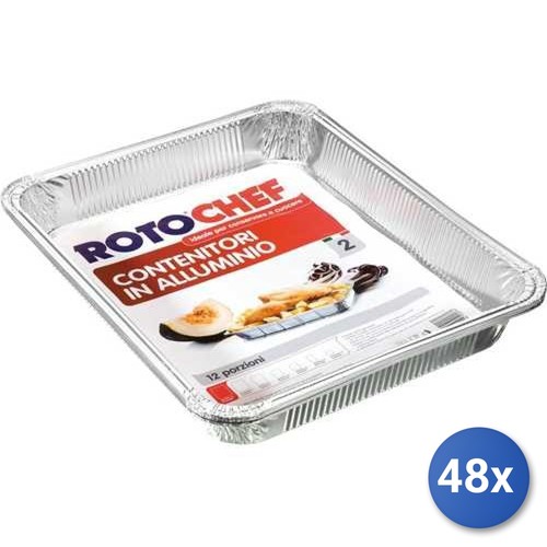 48x lot bac aluminium - de,