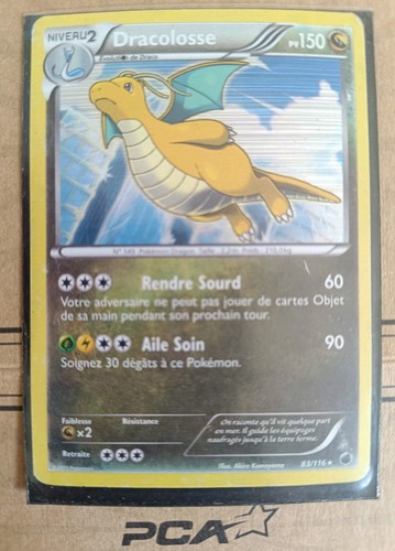 Carte pokémon dracolosse - pokémon,