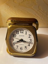 Ancien Réveil de Voyage Mécanique EUROPA  2 Jewels Germany