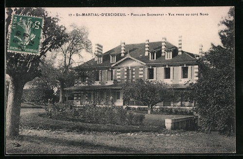 Cpa martial excideuil - cpa, st-martial-d´excideuil