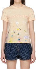 Lanvin T-shirt à logo effet