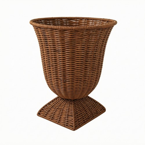 Panier décoratif style rotin - style,
