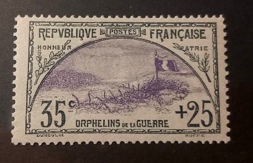 Timbre orphelins guerre - timbre, de