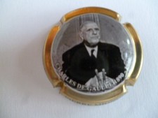 capsule champ Pierre MIGNON, Charles de Gaulle, contour or, N°228b