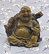 BOUDDHA RIEUR STATUETTE EN