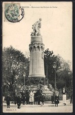CPA Troyes, Monument des Enfants de l´Aube 1906 