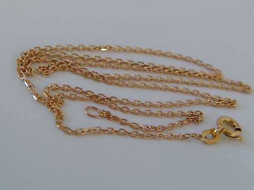 Chaine jaune 9 - or,