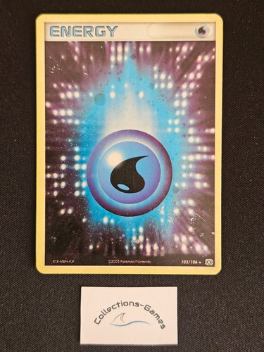 Carte pokémon energie eau - pokémon,