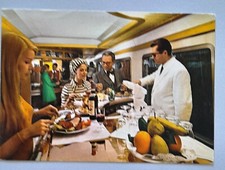 Carte postale - Bar et Boutique du train le Nouveau Mistral - Année 1969 -