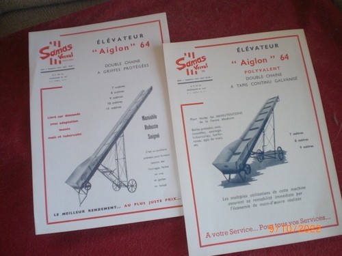 Lot anciens prospectus - lot, 2