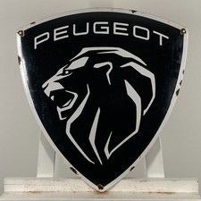 Plaque émaillée Peugeot -