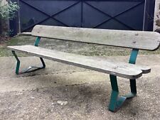 150 cm - Ancien petit banc de jardin, enfant, ecole