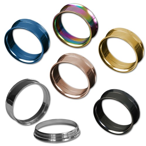Acier tunnel oreille filetage - acier,