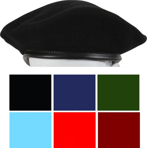 Classic wool military beret - wool,