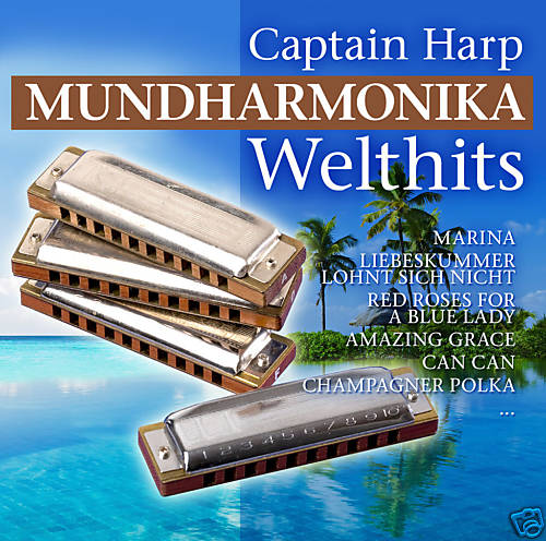 Captain harp harmonica hits - cd,