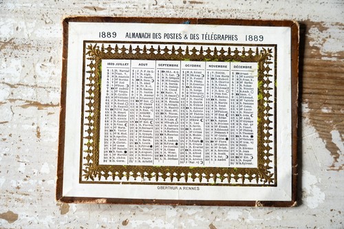 Petit calendrier ancien