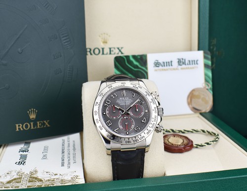 Rolex 18kt white gold daytona - rolex,