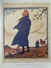 DRAGONS Guy Arnoux Planche d'illustration Militaria Soldats WWI Guerre 14-18