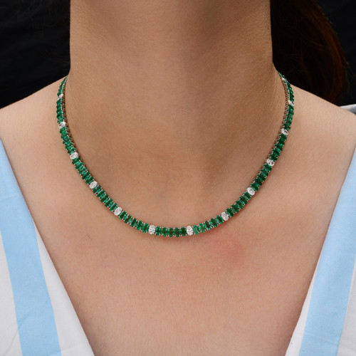 Spectrum collier blanc - collier, en