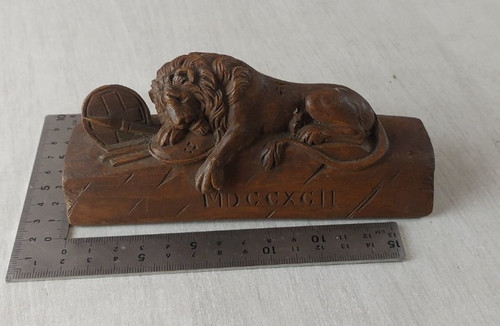 Ancienne statue bois - en,
