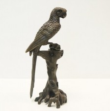 Statue Sculpture Perroquet Oiseau Animalier Style Art Deco Style Art Nouveau Bro