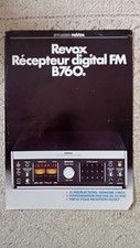 Plaquette Publicitaire Revox