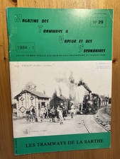 Magazine tramways vapeur secondaires 1984 29 les tramways de la SARTHE