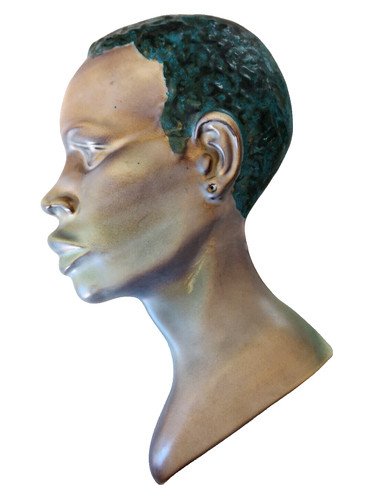 Superbe ceramique visage - ceramique,