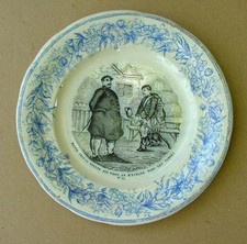 ASSIETTE PLAT TERRE DE FEU DE