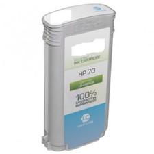 CARTOUCHE CYAN LÉGER HP 70 C9390A COMPATIBLE POUR HP DESIGNJET Z2100 Z3100 Z320