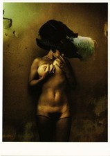 Cpm nude woman art pin - woman,