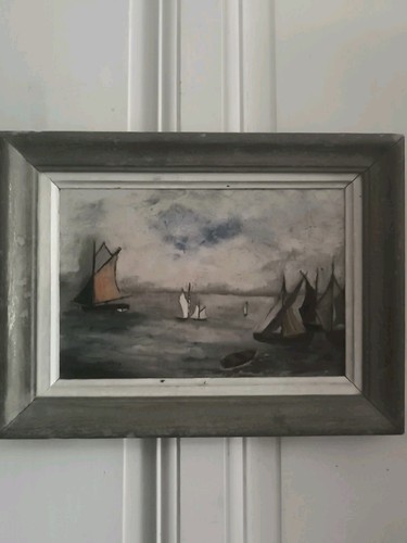Tableau huile sur bois daniel - sur,