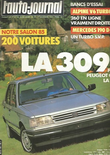 Auto journal la 309 - n°17,